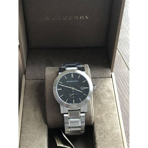 burberry men's watch the city black bu9901|burberry the city watch.